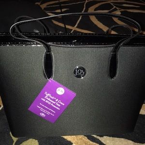 Joy Mangano Black tote bag